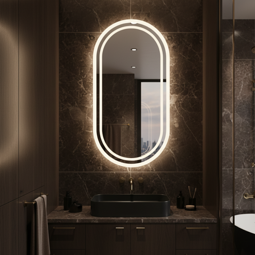 Capsule Shaped LED Mirror (4)